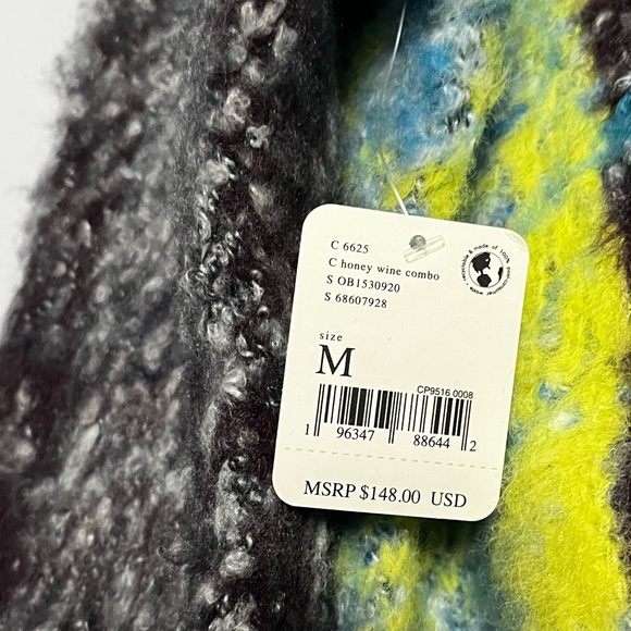 Free People NWT Plaid Sweater - Picture 4 of 6